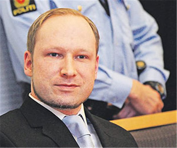Fall Breivik: Darum kommt es zu gegensätzlichen Gutachten Der Angeklagte Anders Behring Breivik bei seiner Anhörung im Februar im Gericht in Oslo.