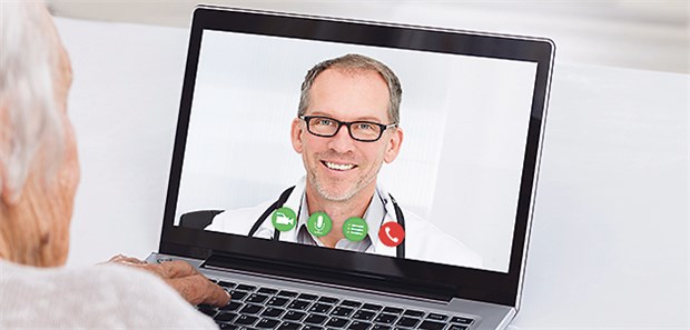 Der Arzt auf dem Bildschirm: Gerade wurden die technischen Anforderungen für Online-Videosprechstunden festgelegt.