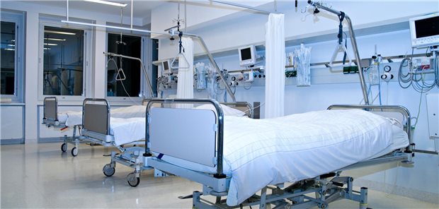Betten in der Klinik