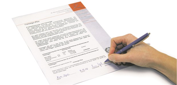 Der Behandlungsvertrag ist Beweis dafür, dass der Patient als Privatversicherter behandelt werden will.