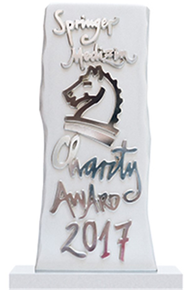 Springer Medizin Charity Award 2017 – Das sind die drei Preisträger Der Charity-Pokal als Auszeichnung für bürgerschaftliches Engagement.