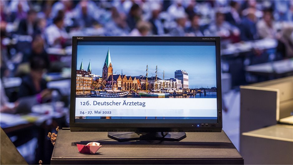 Der Deutsche Ärztetag in Bremen fand wieder in Präsenz statt.