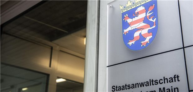 Der Eingang zum Sitz der Staatsanwaltschaft in Frankfurt am Main