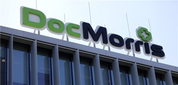 Schriftzug "Doc Morris"