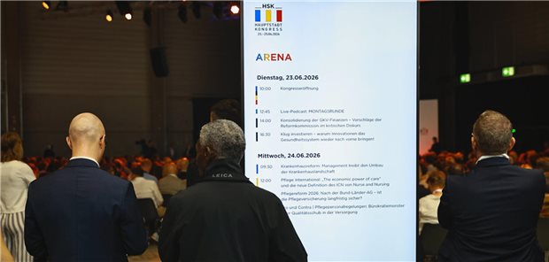 Der Hauptstadtkongress findet von 23. bis 25. Juni 2026 im hub27 auf dem Gelände der Messe Berlin statt.