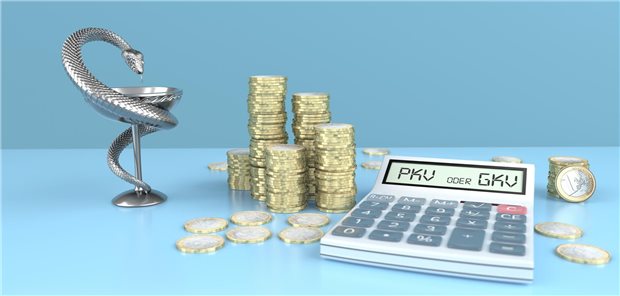 Der Mehrumsatz von Praxen durch die Behandlung von Privatpatienten ist auch in Hessen je Praxis auf dem Land höher als in Ballungsräumen.