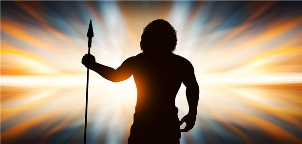Neandertaler-Waffen-Test Der Neandertaler überrascht Forscher immer wieder, hier eine Darstellung: Mit seinem Speer konnte er auch auf Distanz töten.