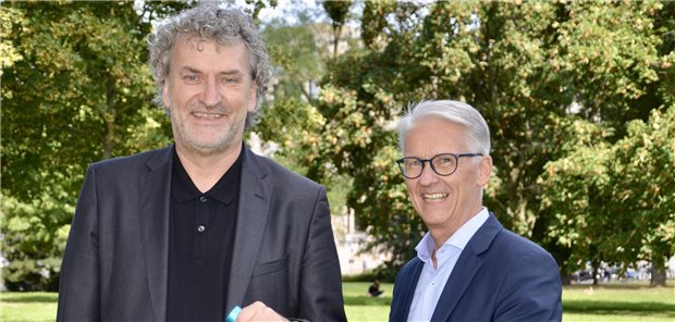 Altersmedizin: Neuer Präsident Gosch will die Weiterbildung stärken Der Neue und der Alte: Professor Markus Gosch (l.) und Professor Rainer Wirth.