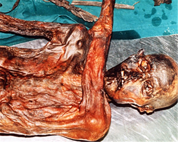 Ötzi machte eine lange Rast - und wurde getötet Der Ötzi: Zahlreiche Mythen ranken sich um die Gletscherleiche.