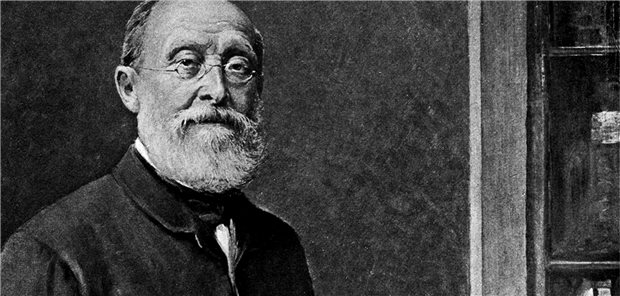 Rudolf Virchow – Arzt mit außergewöhnlichen Begabungen Der Pathologe Rudolf Virchow auf einem Gemälde von Hans Fechner.