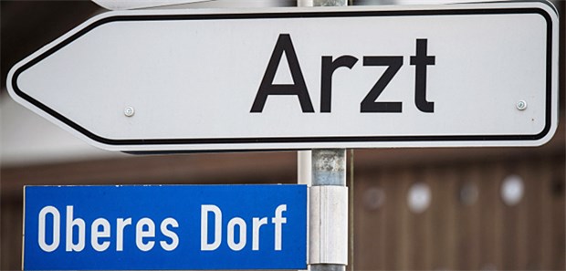 Neue Bedarfsplanung verpufft Der Pfeil gibt die Richtung vor: Dort geht es lang zum Arzt.