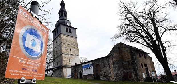 Der „Schiefe Turm von Bad Frankenhausen“ im Kyffhäuserkreis