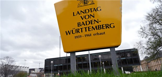 Schild des baden-württembergischen Landtags