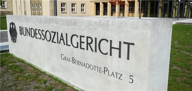 Außenansicht des Bundessozialgerichts in Kassel.