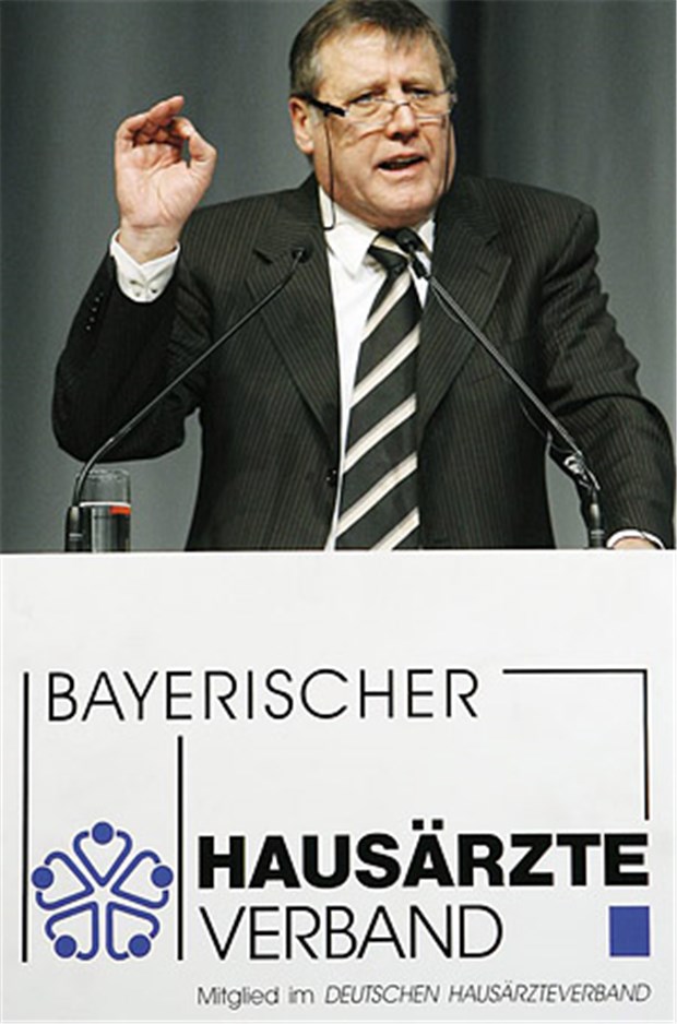 Systemausstieg? Es bleibt beim Termin 22. Dezember Der Vorsitzende des Bayerischen Hausärzteverbandes, Dr. Wolfgang Hoppenthaller.