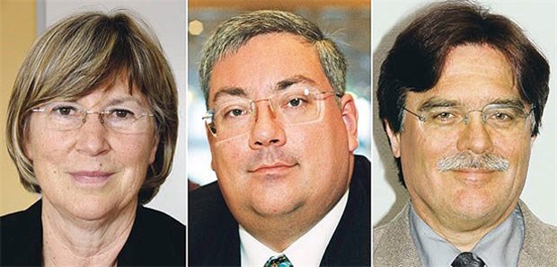 Druck auf Berliner KV-Vorstand wächst Der Vorstand der KV Berlin unter Druck: Vorsitzende Dr. Angelika Prehn (v.l.), Dr. Uwe Kraffel und Burkhard Bratzke.