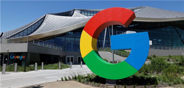 Gute Nachrichten für Anleger: Technologie-Hype ist abgeflacht Der neue Google-Campus im Silicon Valley: Nach langer Hochphase ist der Börsenkurs des Techkonzerns deutlich eingeknickt.
