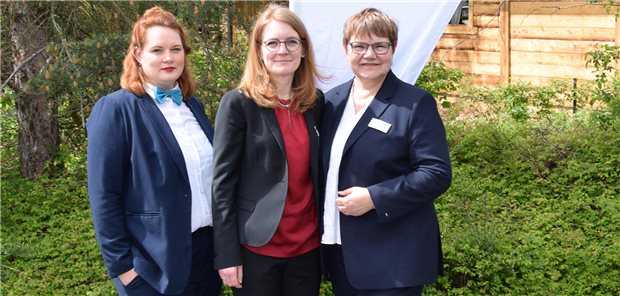 Verband der medizinischen Fachberufe mit neuem Vorstand Der neue vmf-Vorstand: Patricia Ley, Stephanie Schreiber, Hannelore König (v.l.)