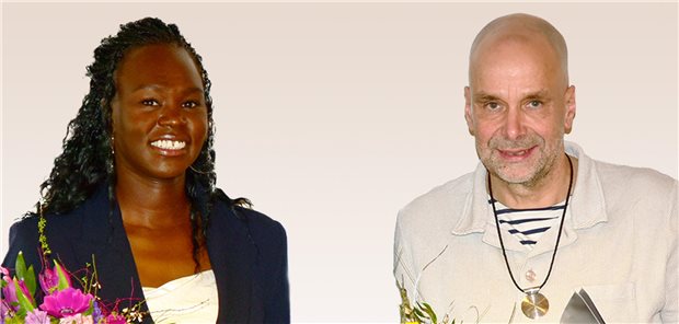 Ehrenplakette für Ärztin und Arzt aus Niedersachsen Diana Diere Ater Joseph aus Buchholz und Dr. Florian Gottesleben aus Lüchow.