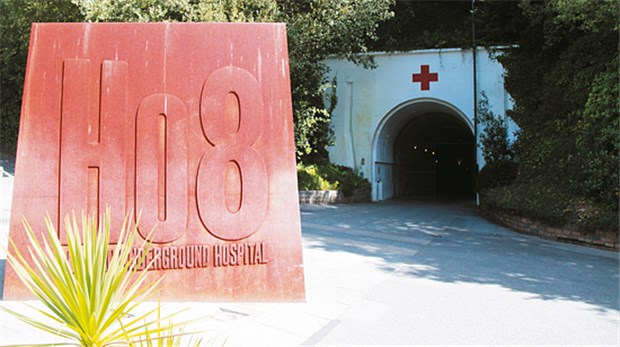 Gigantische Hospitalanlage im Untergrund Die Anlage "Ho8" wurde von der Bunkeranlage zum Hospital.