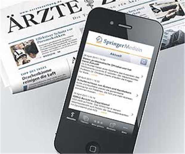 Mit der App der "Ärzte Zeitung" immer auf dem Laufenden Die App der "Ärzte Zeitung" ist kostenfrei im Apple iTunes-Store erhältlich.