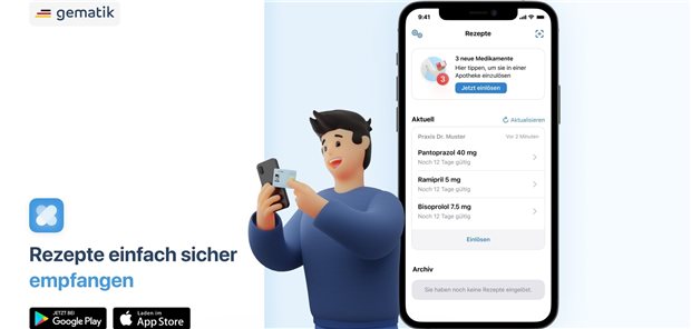 Die App zum E-Rezept ist sicher: Das bescheinigte nun das Bundesamt für Sicherheit in der Informationstechnik.