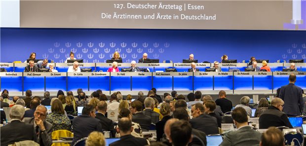 Die Delegierten des Ärztetags haben in einer Resolution unter anderem Rahmenbedingungen eingefordert, die eine freie Berufsausübung sicherstellen.