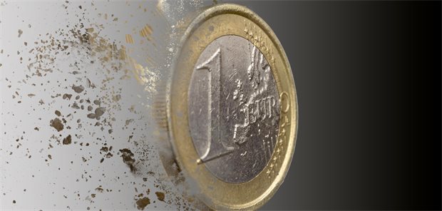 Das Foto zeigt eine Ein-Euro-Münze.