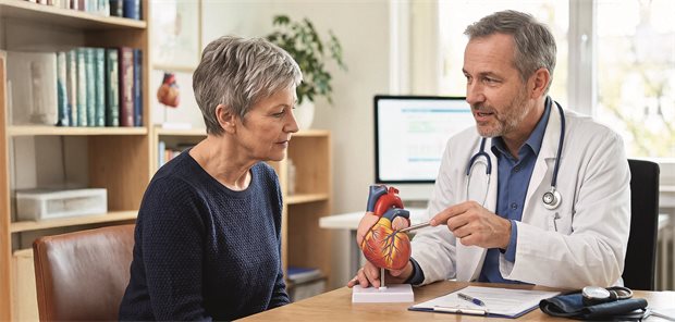 Die Folgen von Risikofaktoren wie Bluthochdruck gilt es, Patientinnen und Patienten gut verständlich zu vermitteln. Für mehr Therapietreue kann es zudem hilfreich sein, Angehörige einzubeziehen.