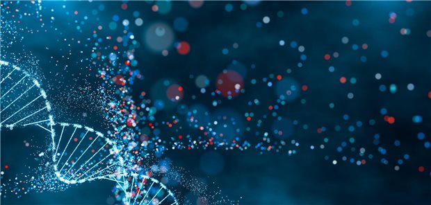 Illustration von DNA-Helix