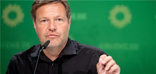 Grüne skizzieren Reformplan für Kliniken Die Grünen wollen der Gesellschaft durch Veränderungen Halt geben: Ko-Parteichef Robert Habeck bei der Vorstellung des Grundsatzprogramms am Freitag in Berlin.