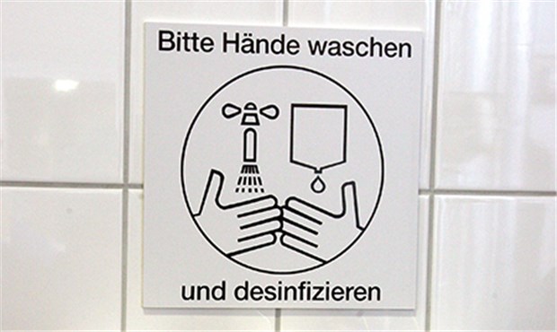 Handhygiene reduziert den Krankenstand Die Handdesinfektion führt offenbar dazu, dass die Leute seltener krank werden.