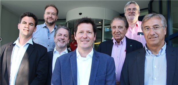 Die IFA-RLP Gründungsmannschaft: Dr. Markus Schöne, Stephan Buchner, Dr. Siegfried Stephan, Dr. Marcel Rähmer, San. Rat Dr. Werner Harlfinger, Dr. Christian Schamberg-Bahadori, Frank A. Fasco (v.l.).