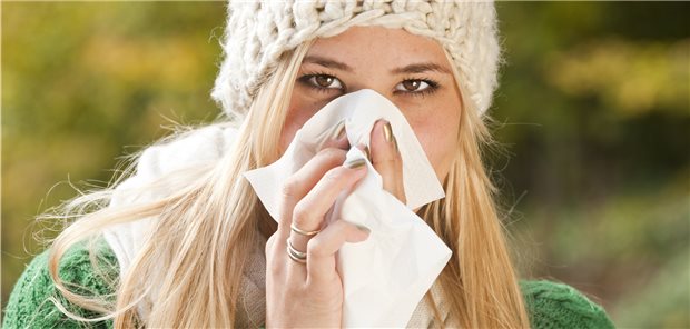 Die Influenza-Positivenrate ist zwar gesunken, aber die Grippeviren sind noch immer sehr aktiv.