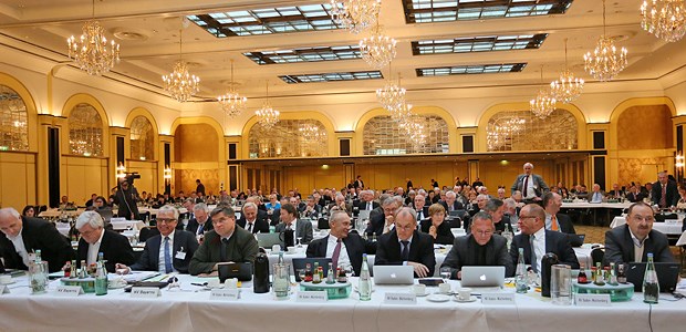 Der schwere Weg zur Honorarreform Die KBV-Vertreterversammlung im Dezember 2012. Damals wurden die Grundlagen für die EBM-Reform beschlossen.
