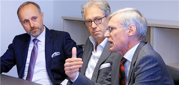 Die KBV Vorstände (v.l.) Dr. Stephan Hofmeister, Dr. Andreas Gassen und Dr. Thomas Kriedel versuchen in einem Brief an den Vorstand der KV Baden-Württemberg die Wogen zu glätten.