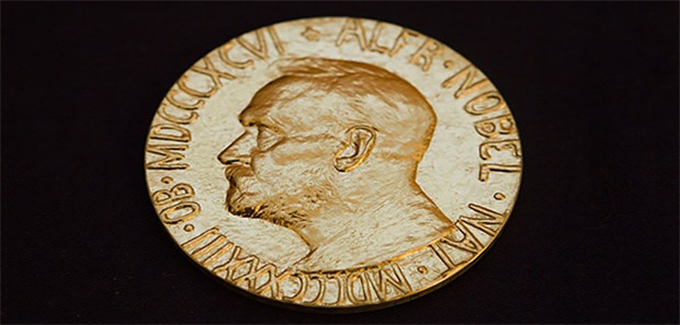 Chemie-Nobelpreis für Forschung an Enzymen und Antikörpern Die Medaille zum Nobelpreis.
