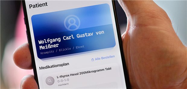 Die Patienten-App Automedicmit der Patienten derzeitMedikamente bestellen können. Ines Rudel