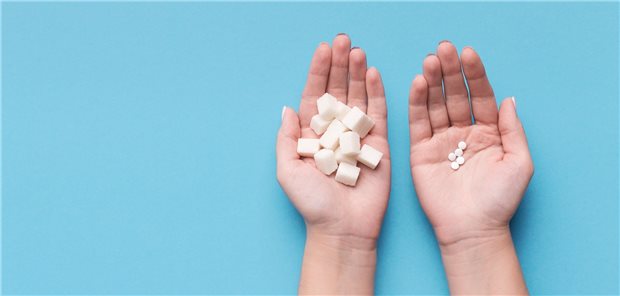 Süßstoff statt Zucker? Zum Abnehmen bringt das offenbar wenig Die Qual der Wahl: Süßstoff oder Zucker?