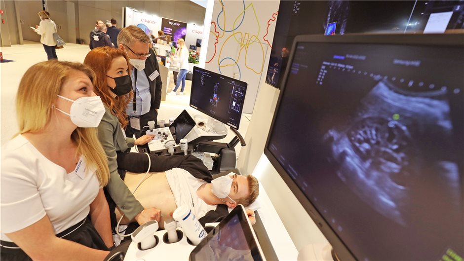 Die Sonografie ist auf der Ausstellung nach wie vor stark vertreten – zumal sie ...