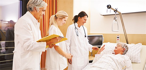 Dänemark setzt auf Superhospitals Die „Superhospitals“ in Dänemark setzen auf Einzelzimmer – so können Arzt, Patient und Pflege die Therapie direkt am Bett besprechen.