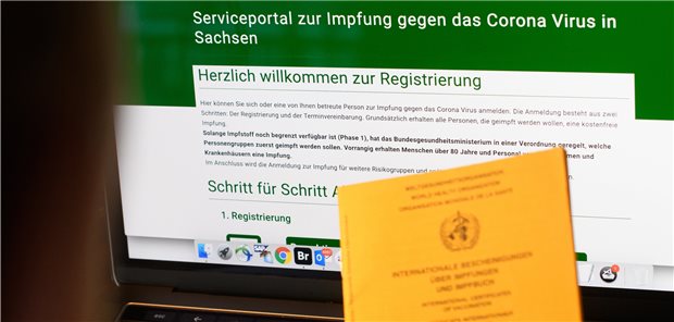 Sachsen: Kollektiver Corona-Impfappell an Gesundheitsberufe Die Terminvergabeseite für Corona-Schutzimpfungen in Sachsen: In den 13 sächsischen Impfzentren werden in dieser Woche 17000 Impftermine vergeben. Das sind knapp 20 Prozent der ursprünglich geplanten Mindestkapazität.
