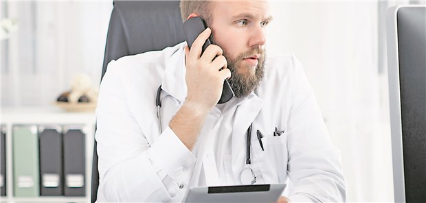 Die Terminvermittlung von Arzt zu Arzt funktioniert prima.