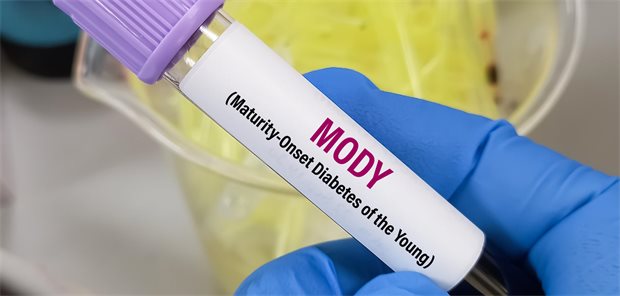 Blutröhrchen mit Aufschrift "MODY"