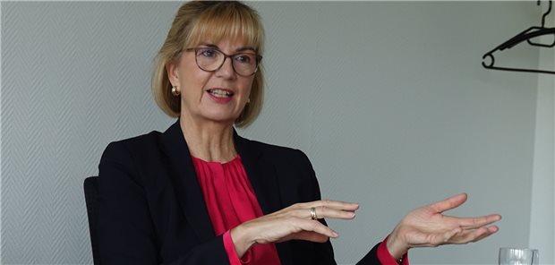 Johna: „Spahn hat mehr angestoßen als vorangebracht“ Die Vorsitzende des Marburger Bundes,Dr. Susanne Johna, beim Interview.