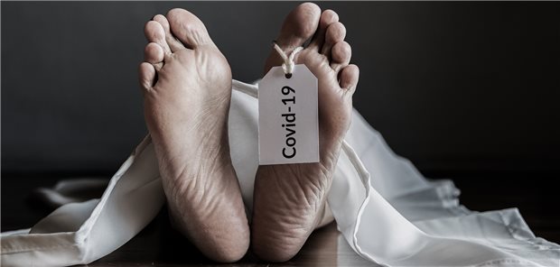 Die allermeisten der gestorbenen COVID-19-Patienten in der vorliegenden Autopsiestudie sind an COVID-19-Komplikationen gestorben, hauptsächlich an diffusen Alveolarschäden im Zuge eines akuten Lungenversagens und an Multiorganversagen.