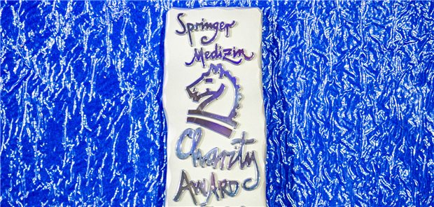 Die begehrte Auszeichnung: der Springer Medizin Charity Award.