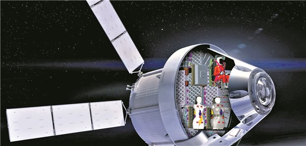 Die beiden Messpuppen des Experiments MARE , die mit der ersten Mission Artemis 1 der NASA zum Mond fliegen, nehmen zwei der Passagiersitze der Orion-Kapsel ein.