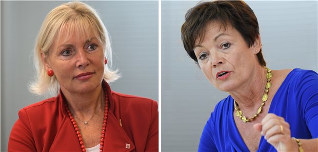 So soll(t)en Gesundheitsdaten besser geschützt werden Die beiden hessischen Ministerinnen Sinemus (l.) und Puttrich wollen über den Bundesrat einen besseren Schutz sensibler Gesundheitsdaten erreichen.