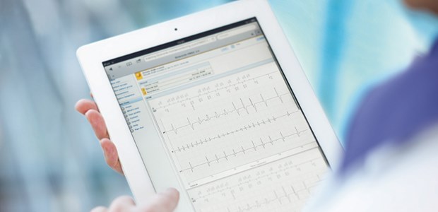 Telemonitoring senkt Todesfälle Die beim Telemonitoring gewonnenen Daten werden per Mobilfunk an den Arzt übermittelt und grafisch aufbereitet.